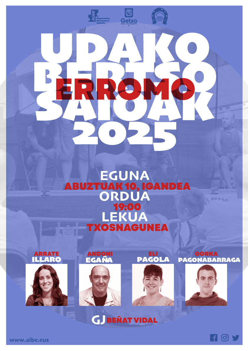 ERROMO BERTSO SAIOA 2025